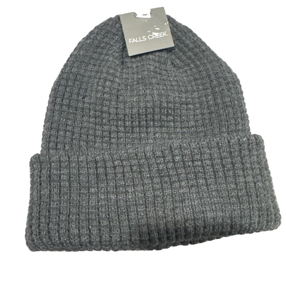 Falls Creek Women's Beanie Hat Cold Weather One Size Gray